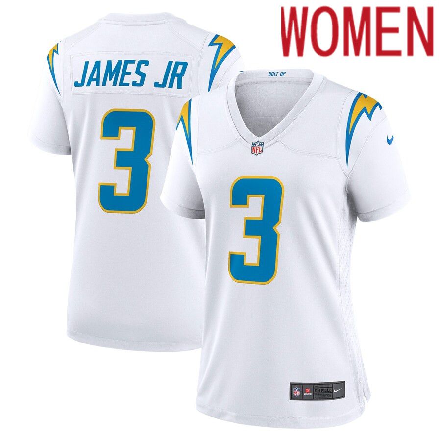 Women Los Angeles Chargers 3 Derwin James Jr. Nike White Game NFL Jersey